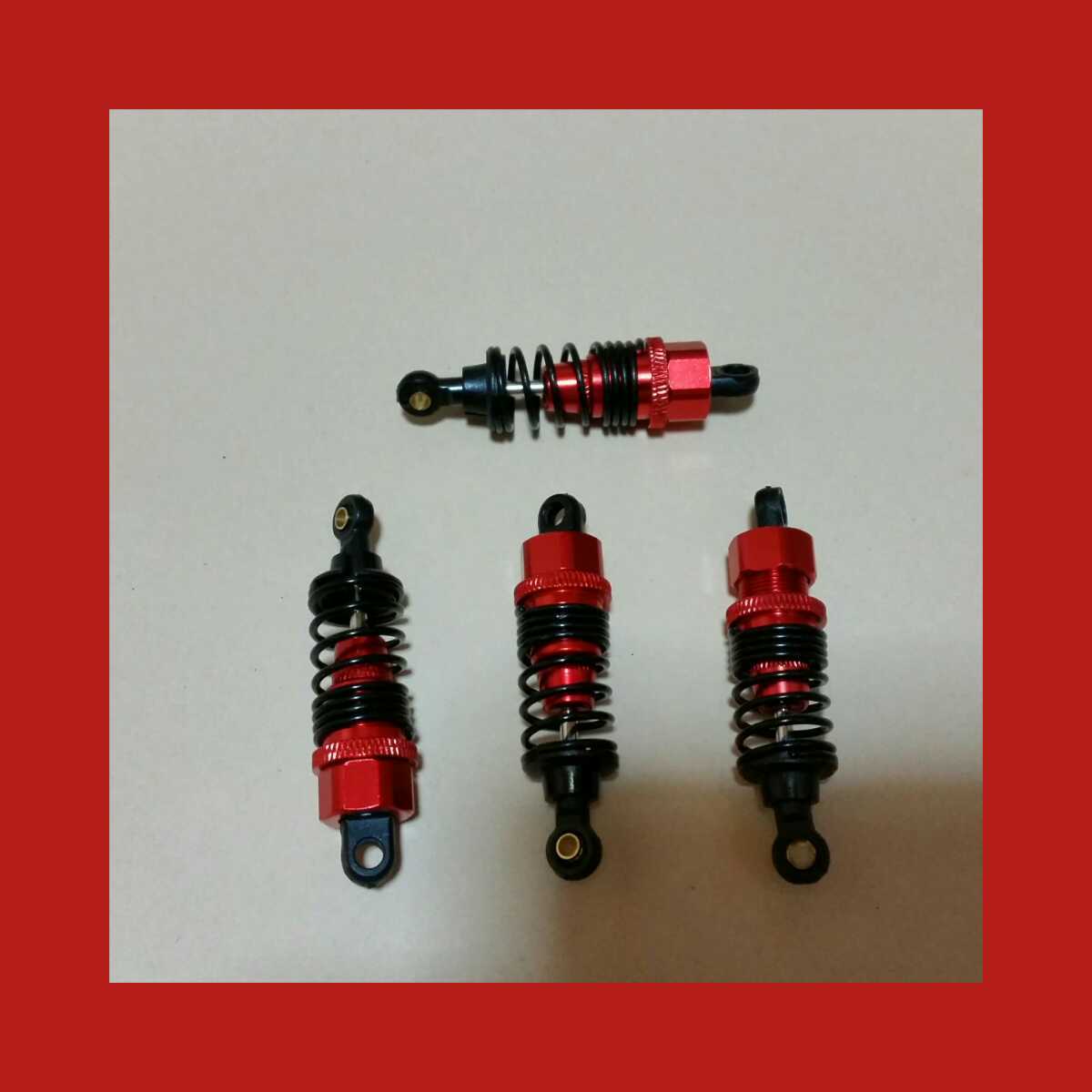 ●即決価格●送料無料● アルミ ダンパー ●レッド● ラジコン ドリパケ TT01 ヨコモ YD-2 tt02 d3 d4 d5 スプリング ドリフト拍卖