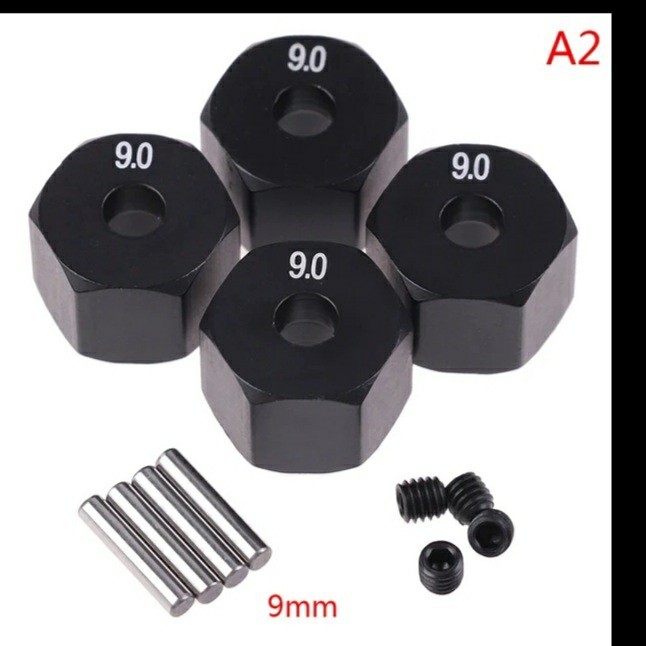 ●即決●送料無料●9mm●ガッチリ◆イモネジ固定 アルミ ホイール ハブ ラジコン TT-02 YD-2 ヨコモ ドリパケ tt01 ホイール タイヤ拍卖