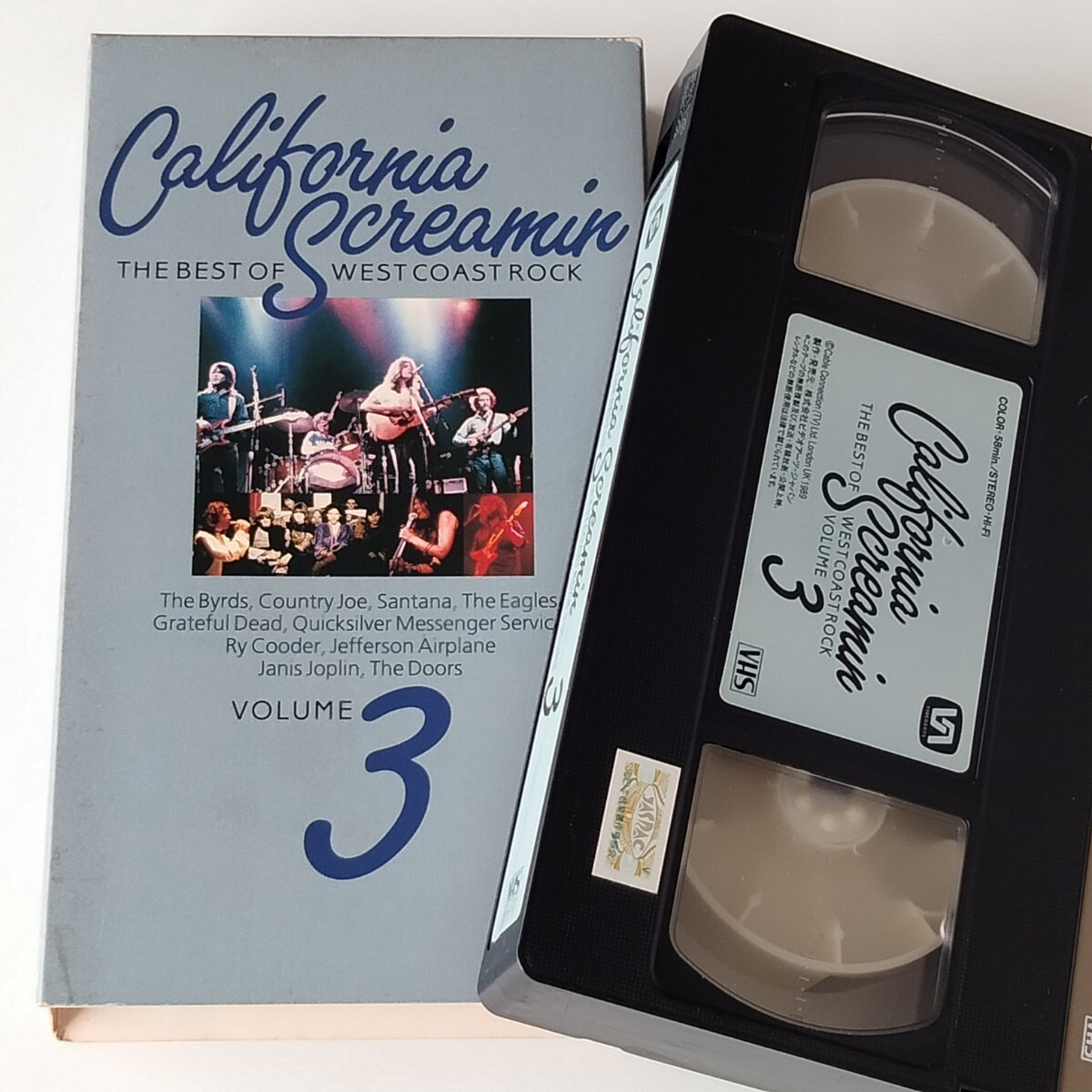 【VHS/ビデオ】ウエストコースト・ロックの軌跡 VOL.3(VAH0136)カリフォルニア/ドアーズ/ジャニス・ジョプリン/BYRDS/サンタナ/イーグルス拍卖