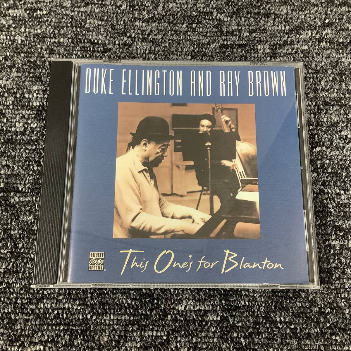 デューク・エリントン&レイ・ブラウン DUKE ELLINGTON&RAY BROWN/ジミー・ブラントンに捧ぐ This One's for Blanton (輸入盤) OJCCD-810-2拍卖