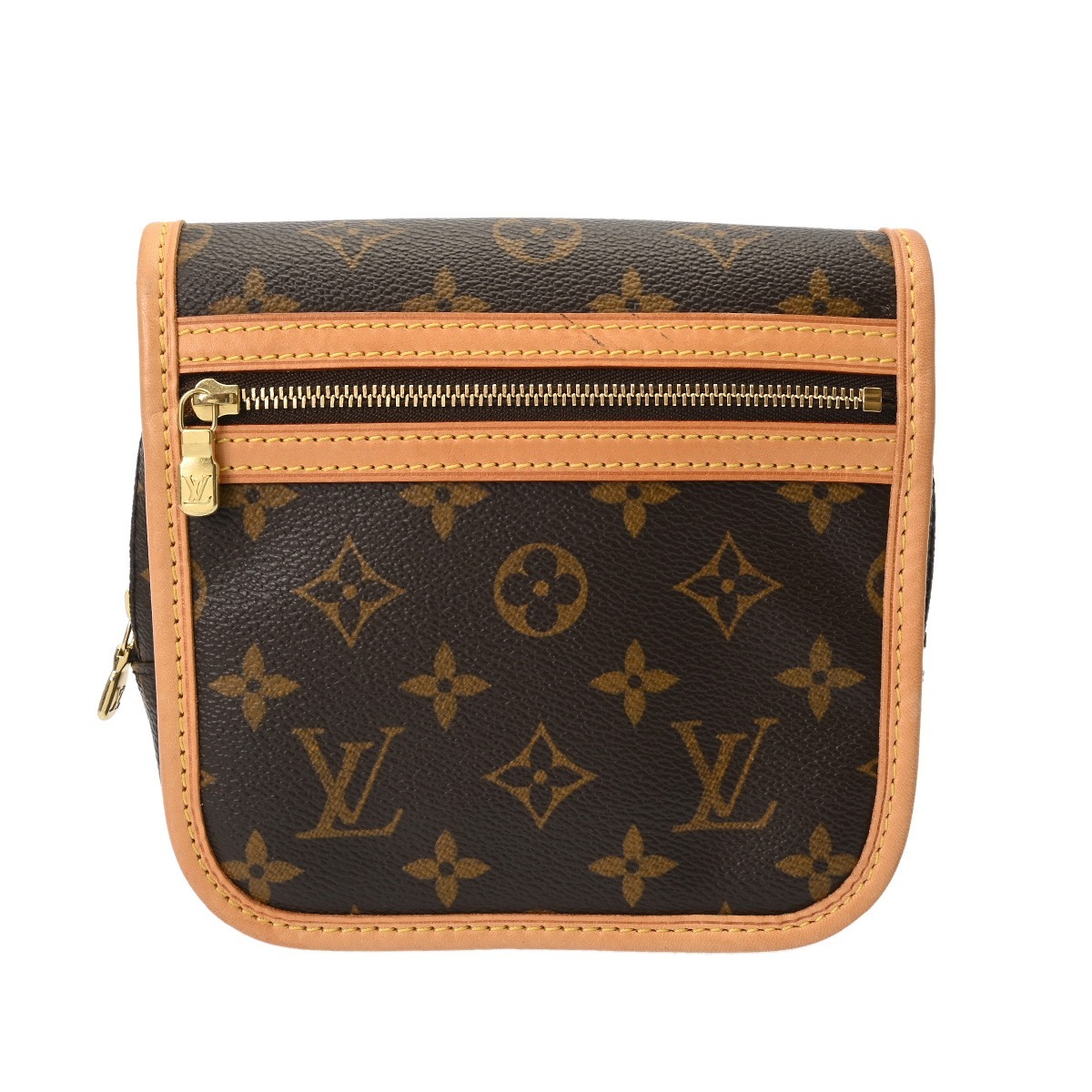 銀蔵 中古 LOUIS VUITTON モノグラム バムバッグ ボスフォール M40108 ブラウン モノグラムキャンバス ウエストバッグ ランクAB拍卖