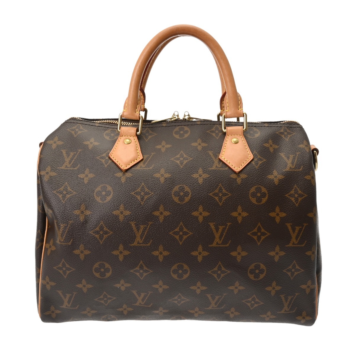 銀蔵 中古 LOUIS VUITTON モノグラム スピーディ バンドリエール 30 2WAY M46980 ブラウン モノグラムキャンバス ハンドバッグ ランクAB拍卖