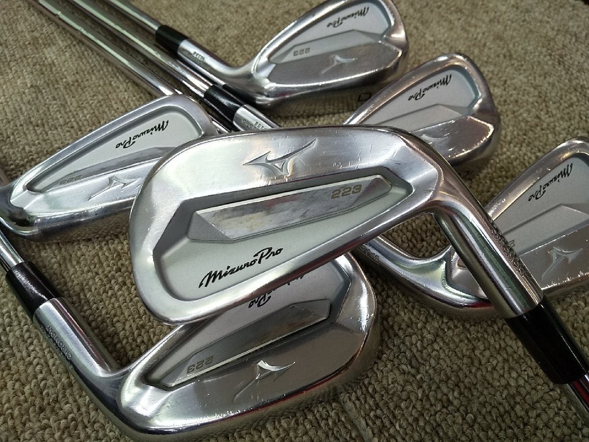 【◇打感と性能の両立】◆ミズノ Mizuno Pro 223 アイアン/6本◇NS PRO MODUS3 TOUR 105(S) 【◇中古良品】 *MP@1*S*555拍卖