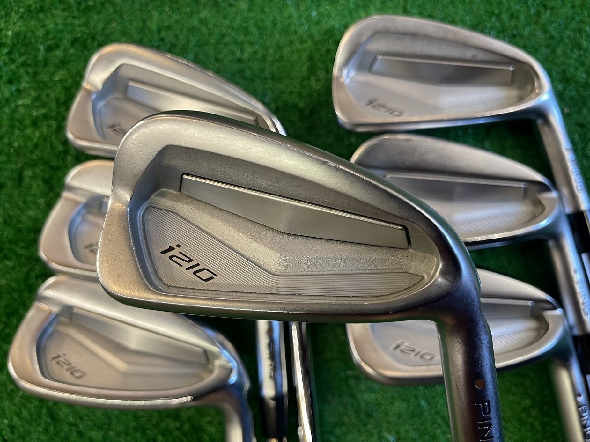 フラット i210アイアン 4I~W 7本セット NSプロ モーダス3 ツアー105 (S) ピン ライ角ドットカラー:ブラウン pro modus tour■*MP@1*V*087拍卖