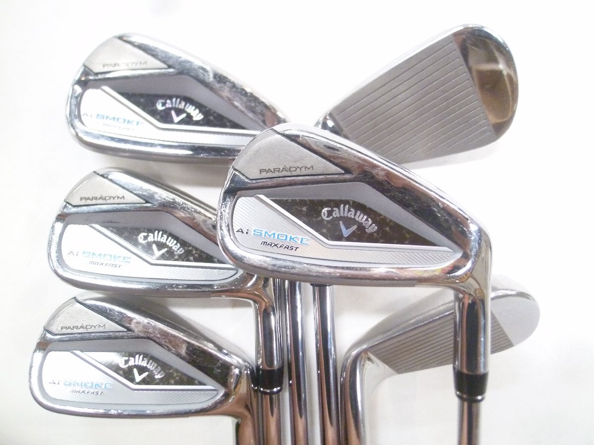 特注CallawayキャロウェイPARADYMパラダイムAi SMOKEスモークMAX FASTアイアンN.S.PRPO MODUS3 TOUR105【S】6I~AW(6本)*MP@1*N*223拍卖