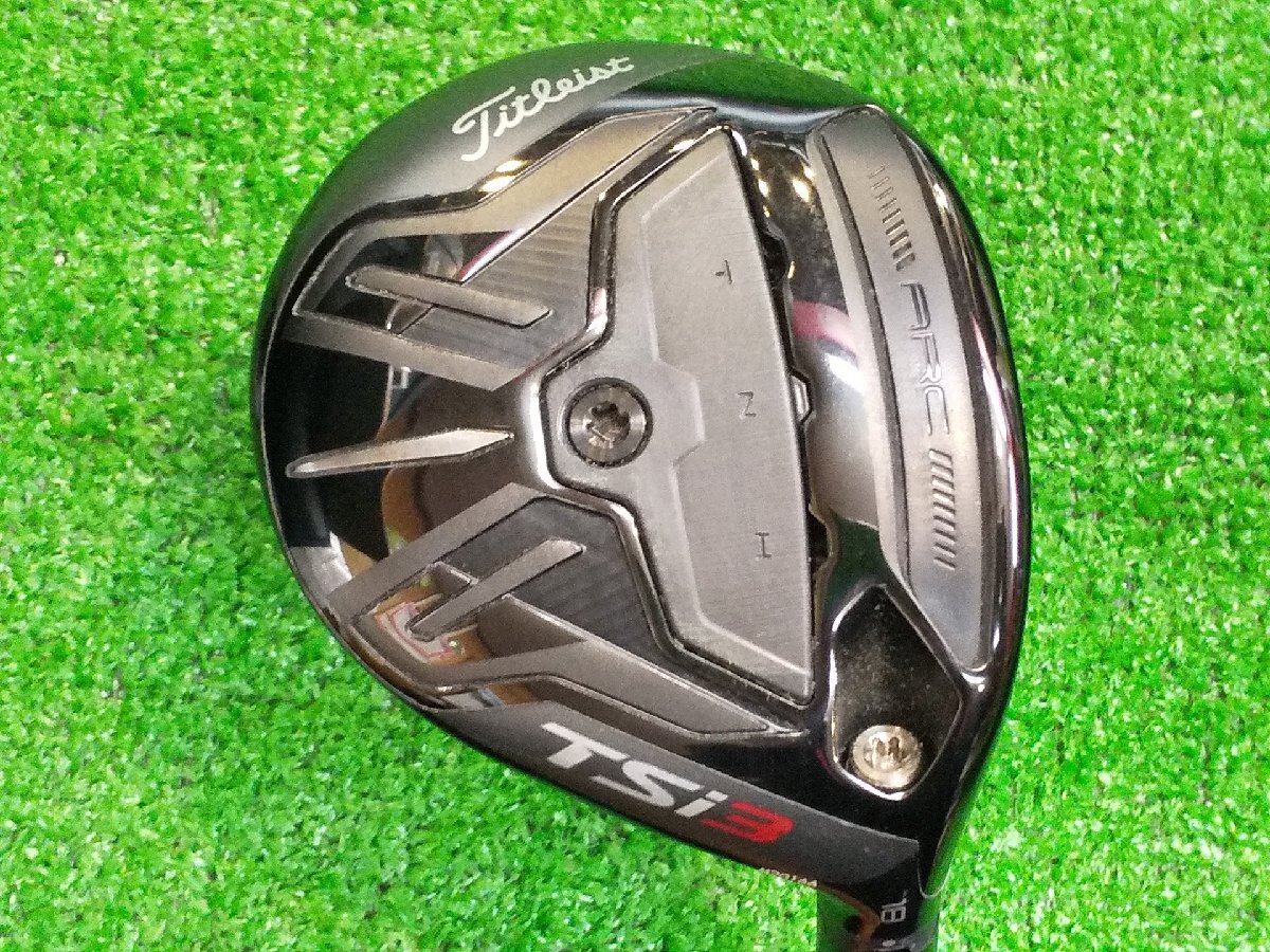 良品 タイトリスト TSi3 フェアウェイウッド Titleist TSi3 2020年 18度 (S) TSP110 50 ヘッドカバー、レンチ無し *MP@1*L*077拍卖