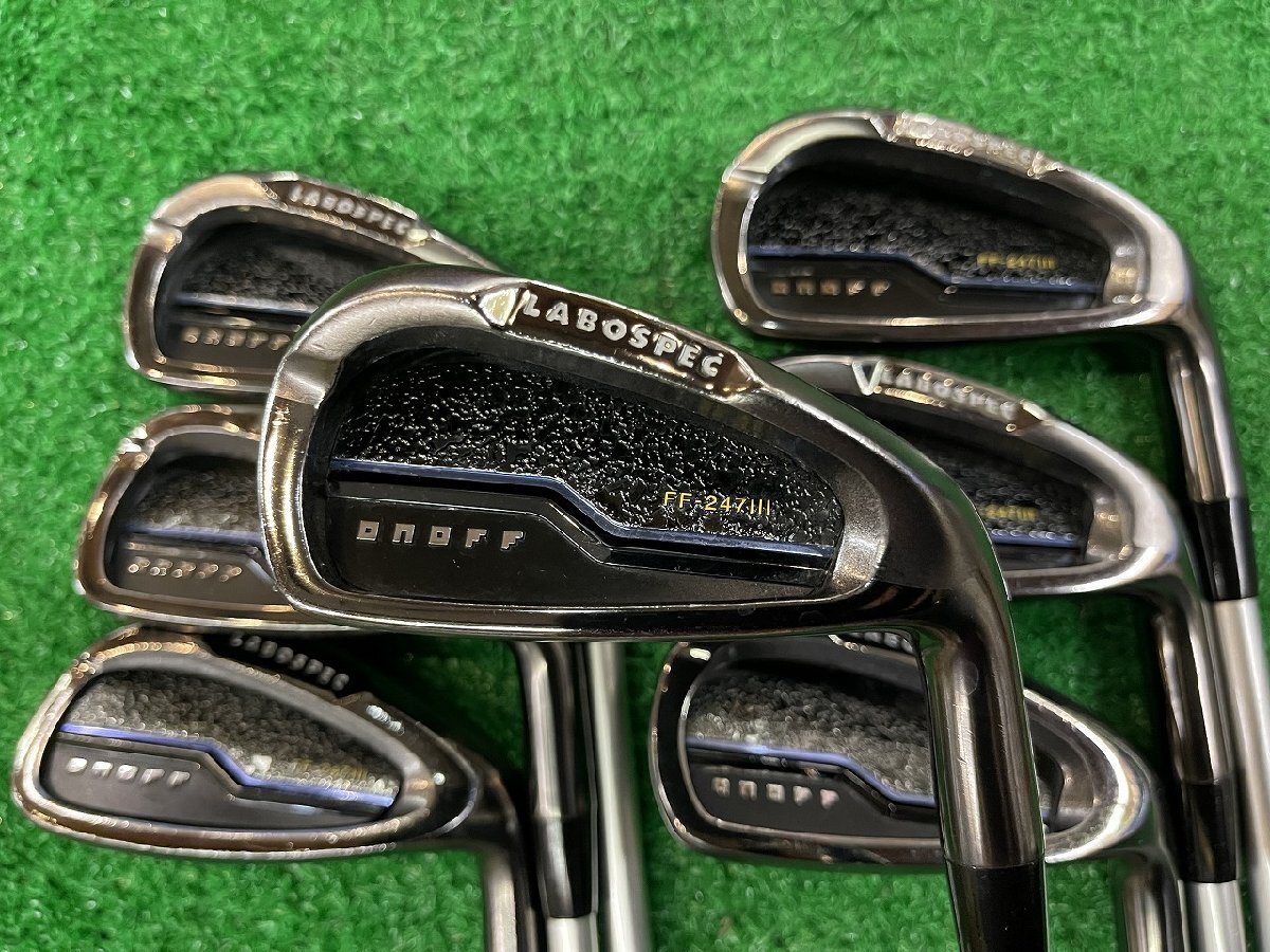 限定モデル オノフ ラボスペック FF-247III 6I~PW,AW,AS 7本セット MCI-70 (R) グローブライド onoff labospec mci70 ■*MP@1*V*087拍卖