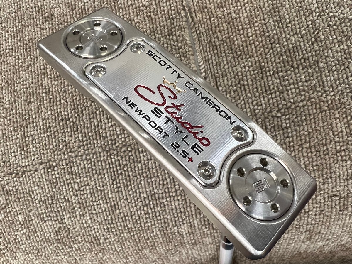 SALE◆美品◆ソフトな打感!SCSインサート◆スコッティキャメロン スタジオスタイル ニューポート2.5+ 34inch ※HC付 *MP@1*S*123拍卖