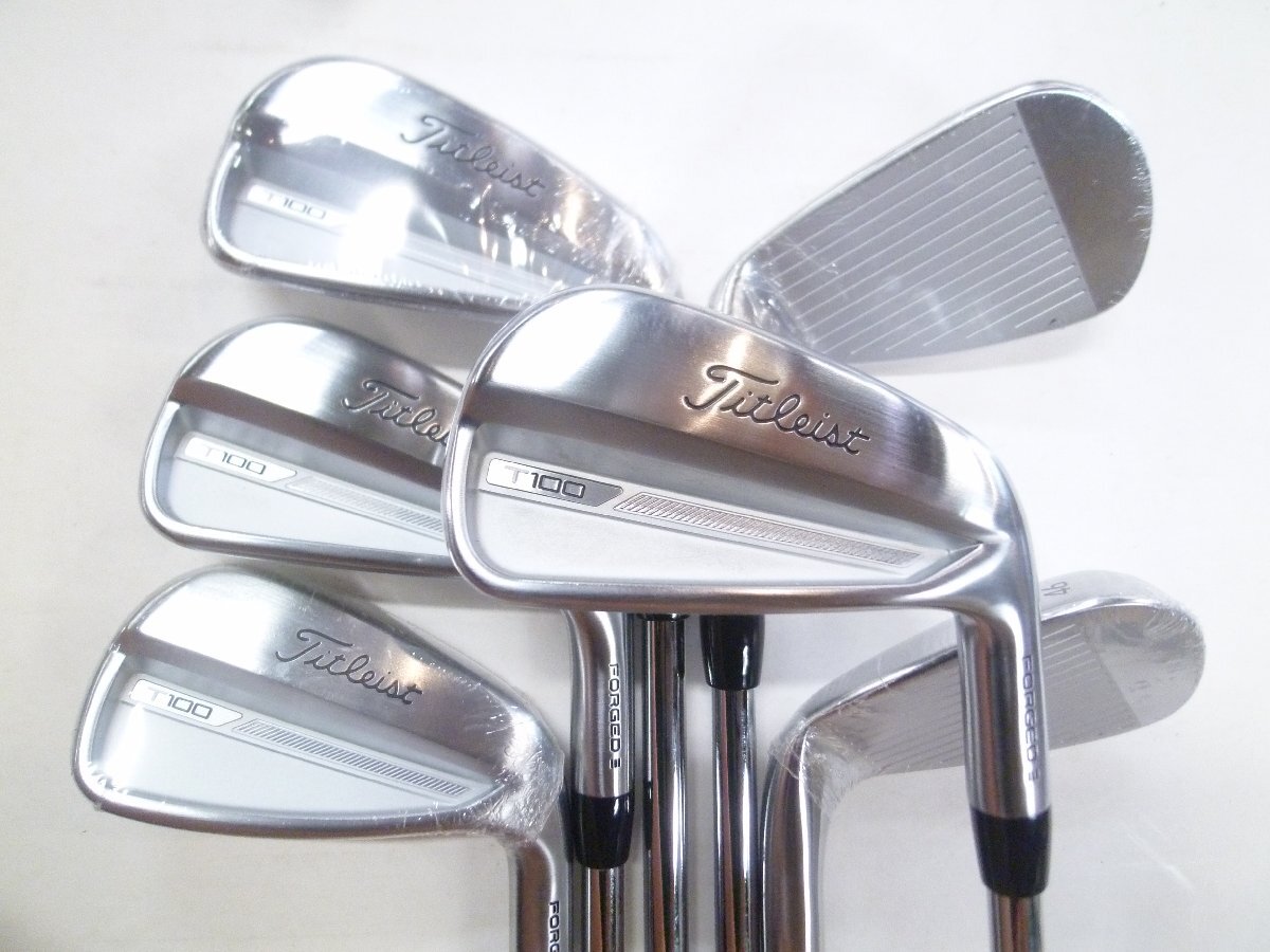 訳あり ほぼ未使用Titleist タイトリストT100(2023)アイアンDynamic Gold ダイナミックゴールド【S200】5I~9I.PW(6本セット)*MP@1*N*223拍卖