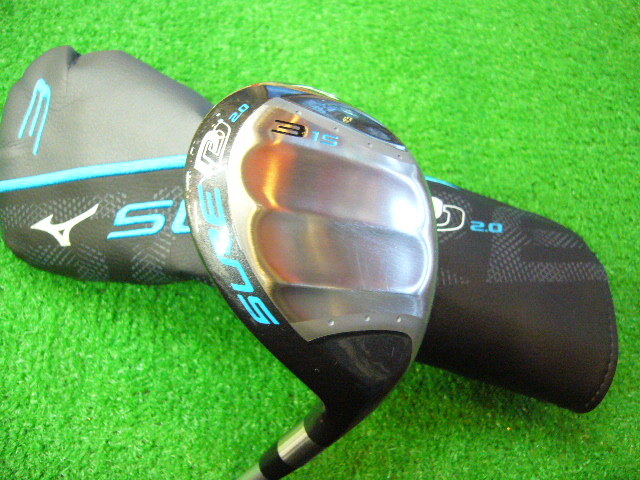 ミズノ フェアウェイウッド SURE DD 2.0 FW 3W 15度 エクサ― (SR) 42.25インチ ワンレングス ヘッドカバー付 *MP@1*L*050拍卖
