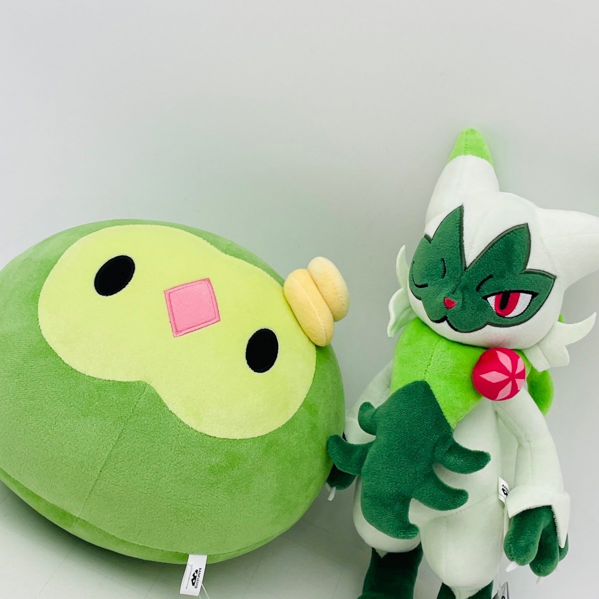 新品 バンプレスト もふぐっとカラーセレクションぬいぐるみ green ポケットモンスター ユニラン ニャローテ 全2種セット拍卖