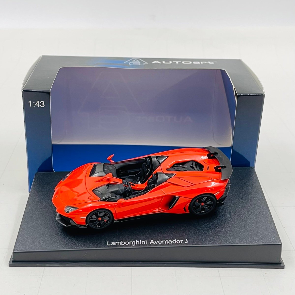 中古品 AUTOart オートアート ランボルギーニ 1/43 アヴェンタドール J オレンジ拍卖