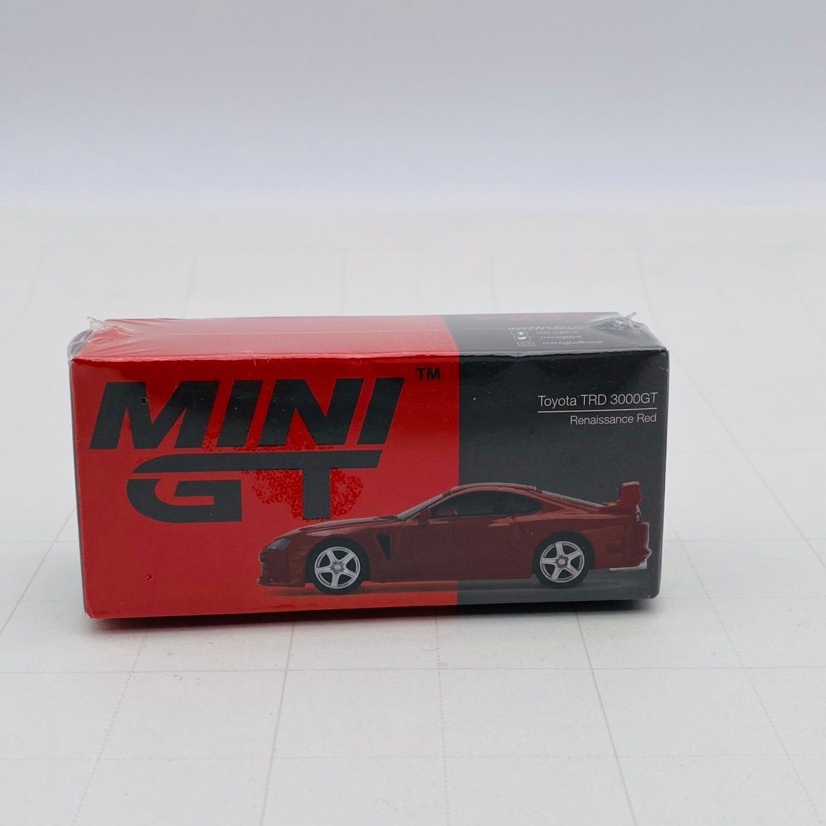 新品未開封 MINI GT 231 1/64 Toyota TRD 3000GT Renaissance ルネッサンス レッド拍卖
