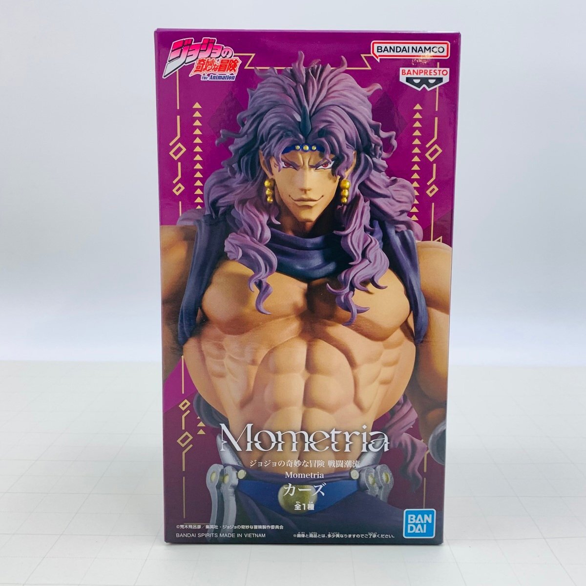 新品未開封 バンプレスト Mometria ジョジョの奇妙な冒険 戦闘潮流 カーズ フィギュア拍卖