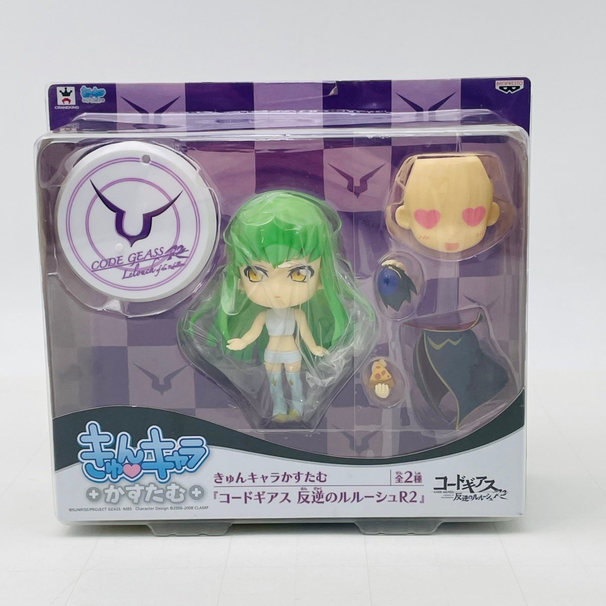 新品未開封 バンプレスト きゅんキャラ かすたむ コードギアス反逆のルルーシュR2 C.C. シーツー ゼロver拍卖