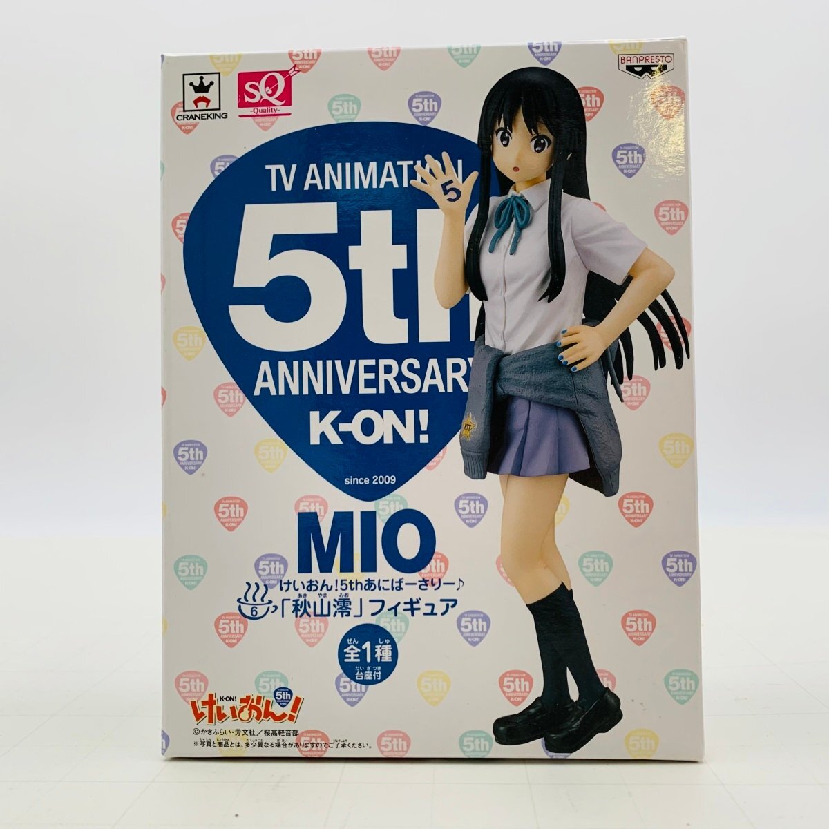 新品未開封 バンプレスト SQ Quality けいおん 5thあにばーさりー フィギュア 秋山澪拍卖