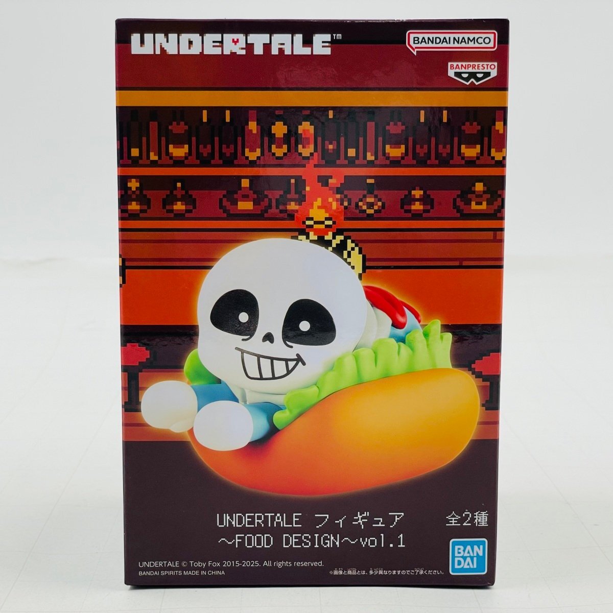 新品未開封 バンプレスト UNDERTALE FOOD DESIGN vol.1 サンズ A拍卖