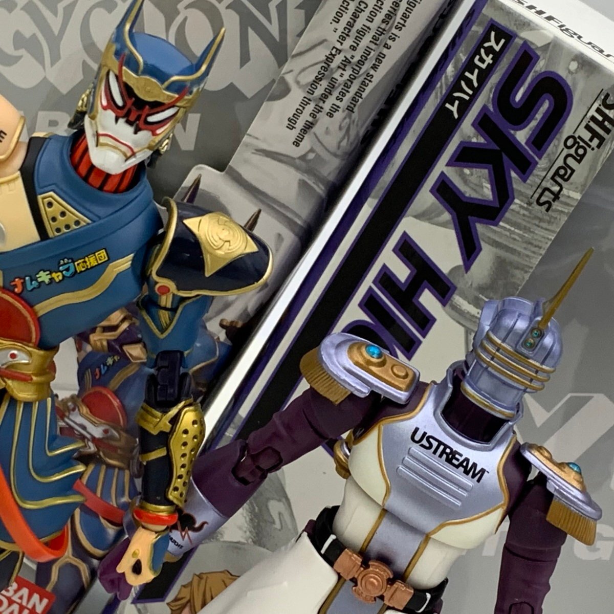 中古品 バンダイ S.H.フィギュアーツ TIGER&BUNNY タイガー&バニー スカイハイ & 折紙サイクロン 2種セット拍卖