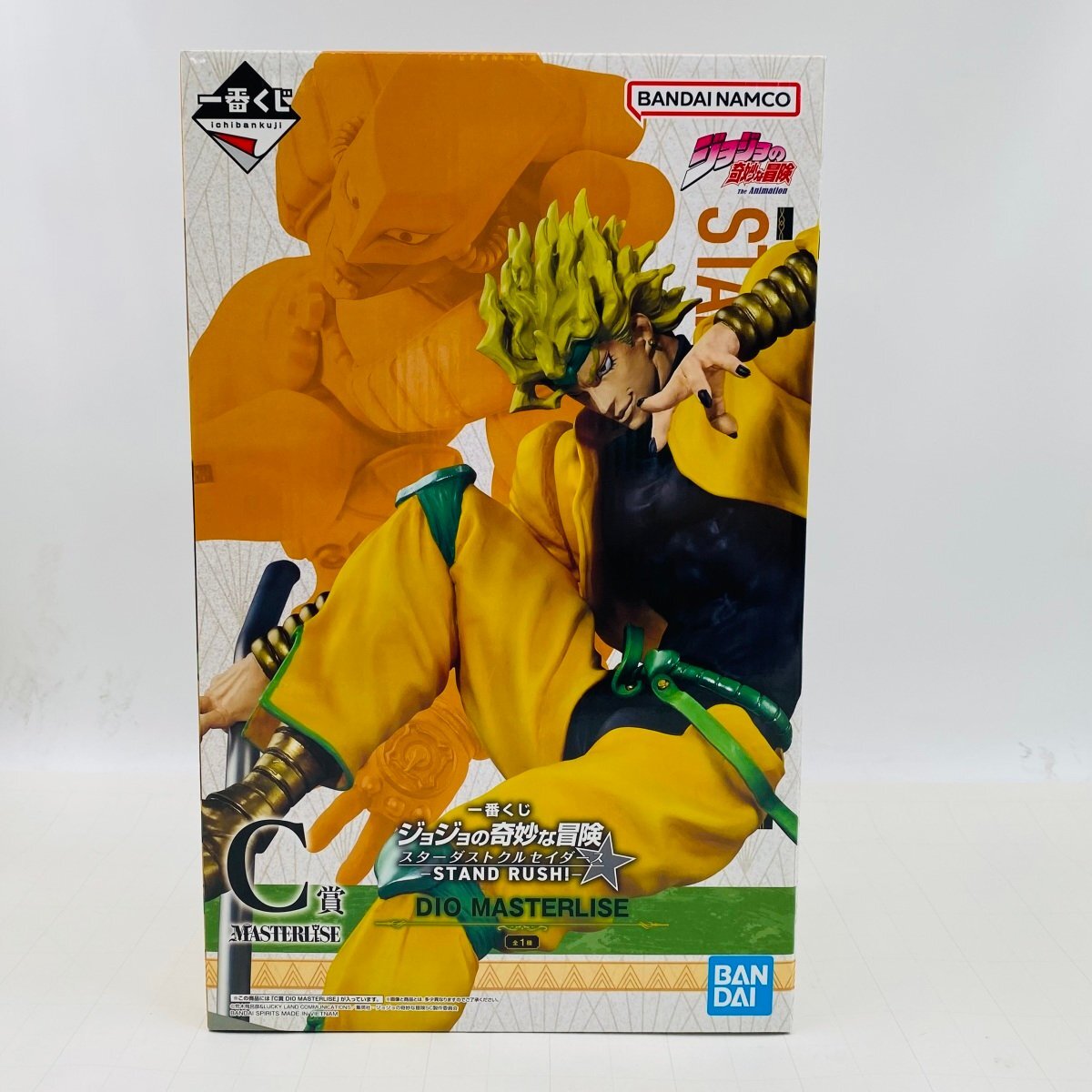 新品未開封 一番くじ ジョジョの奇妙な冒険 スターダストクルセイダース STAND RUSH! C賞 DIO MASTERLISE拍卖
