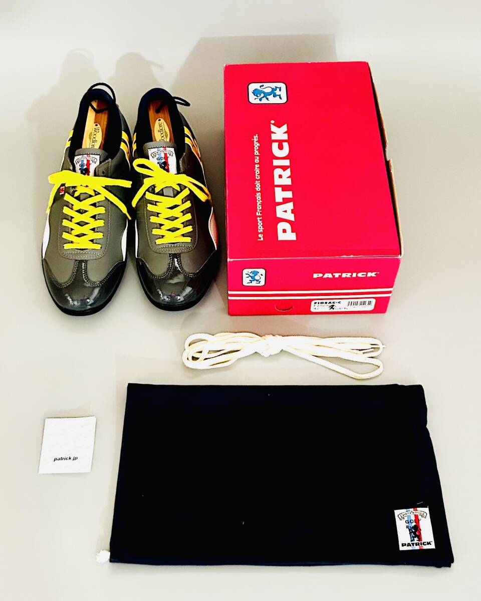 PATRICK(パトリック)「FIGEAC-C(ファジャック カップ)ゴルフシューズ Size:42 Color:GY/YL(グレー & イエロー)」(未使用品)拍卖