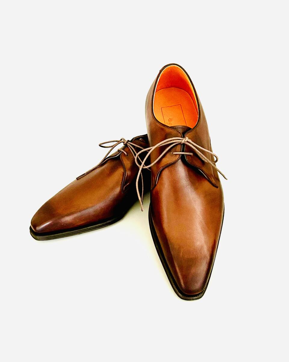 Shoes create(宮城興業)「giardino da 1941 GIA-24 Acuto(SIZE: 40、COLOR: DARK BROWN)」(未使用品)拍卖