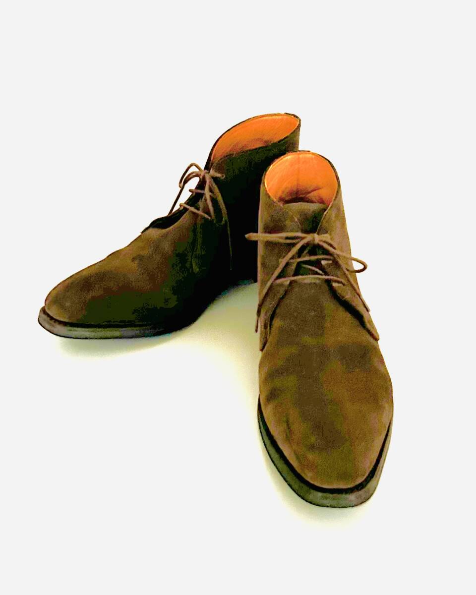 YANKO(ヤンコ)「スエード チャッカーブーツ(SIZE: 7、COLOR: DARK BROWN)」(USED)拍卖