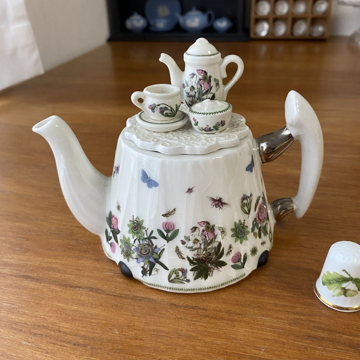 英国製 ポートメリオン コレクタブル ミニ ティーポット 置物 ディスプレイ拍卖
