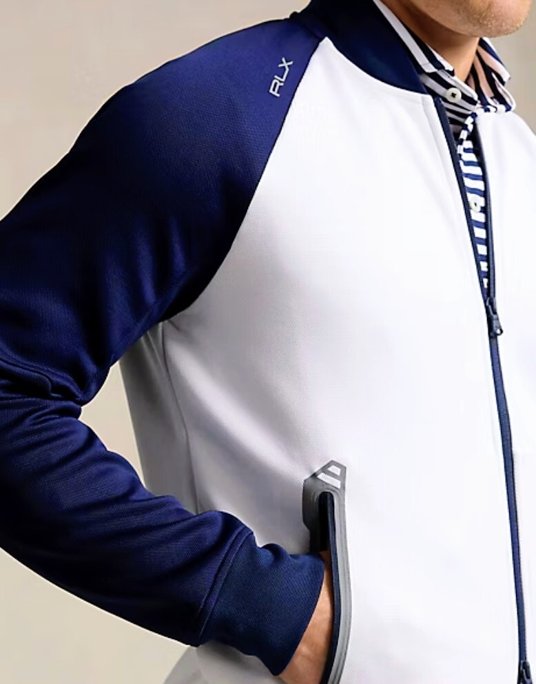 【必見】★RLX/RALPH LAUREN/ラルフローレン/GOLF ゴルフ/メンズ/ダブルジップ/ダブルニット/ジャケット★【TP40】拍卖