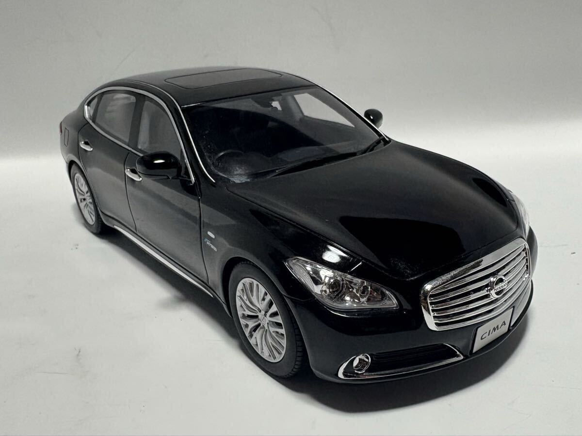京商 サムライ 1/18 日産 シーマ ハイブリッド ブラック KYOSHO samurai NISSAN CIMA HYBRID vip ミニカー カラー 黒拍卖