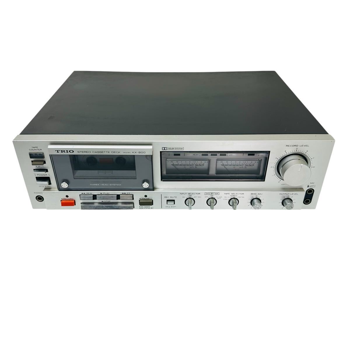 即決 送料無料 TRIO KX-800 3ヘッド カセットデッキ ジャンク トリオ 通電OK拍卖