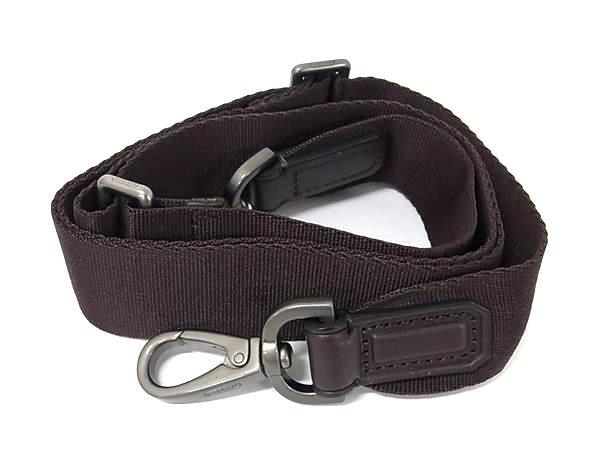 ■新品同様■ COACH コーチ ナイロンキャンバス バッグ用 ショルダーストラップ 斜め掛け 肩掛け ブラウン系 BS0451拍卖