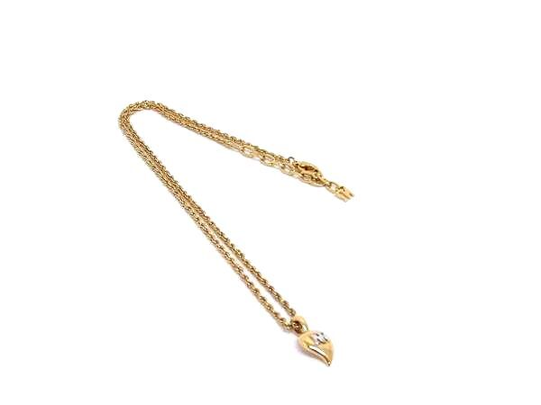 ■美品■ NINA RICCI ニナリッチ ロゴモチーフ リーフ 葉 ネックレス ペンダント アクセサリー レディース ゴールド系 DG9176拍卖
