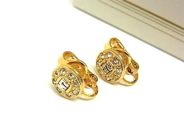 ■新品同様■ NINA RICCI ニナリッチ イヤリング アクセサリー レディース ゴールド系×シルバー系 DI2720拍卖