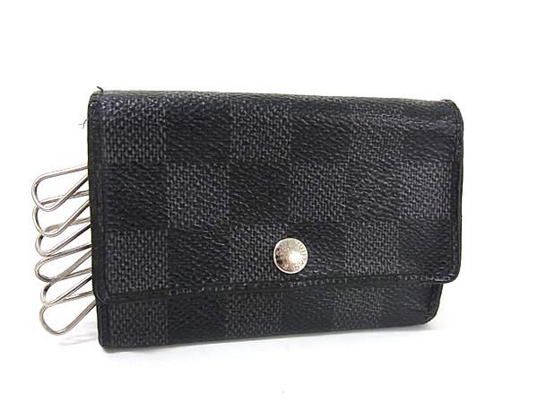 LOUIS VUITTON ルイヴィトン N62662 ダミエグラフィット ミュルティクレ6 6連 キーケース 鍵入れ メンズ ブラック系 DI0135拍卖