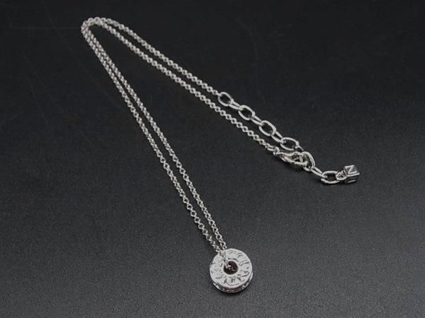 ■美品■ NINA RICCI ニナリッチ ラインストーン ネックレス ペンダント アクセサリー レディース シルバー系 DH7096拍卖
