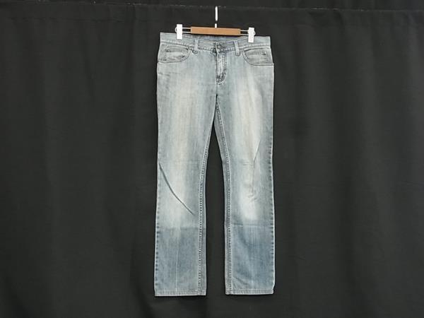 1円 ■美品■ GUCCI グッチ シェリーライン コットン100% ジーンズ デニムパンツ ボトムス サイズ 48 洋服 ブルー系 FT1935拍卖
