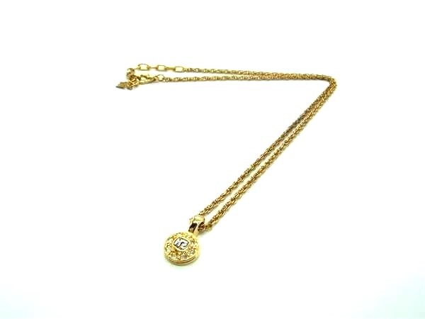 NINA RICCI ニナリッチ ラインストーン ネックレス ペンダント アクセサリー レディース ゴールド系 DH3449拍卖