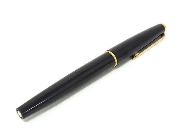 1円 MONT BLANC モンブラン ペン先 K14 585 14金 万年筆 筆記用具 文房具 ステーショナリー ブラック系×ゴールド系 FU3013拍卖