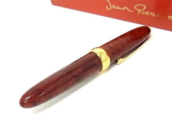1円 ■美品■ jean pierre lepine ジャンピエールレピーヌ 万年筆 筆記用具 文房具 ステーショナリー ブラウン系 FR6493拍卖