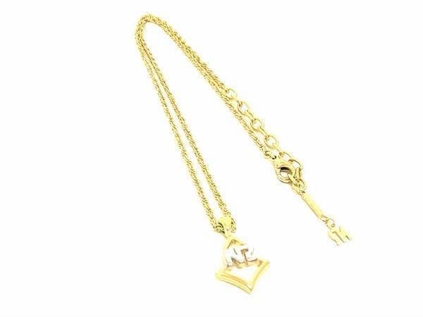 ■美品■ NINA RICCI ニナリッチ ネックレス ペンダント アクセサリー レディース ゴールド系 DE7298拍卖