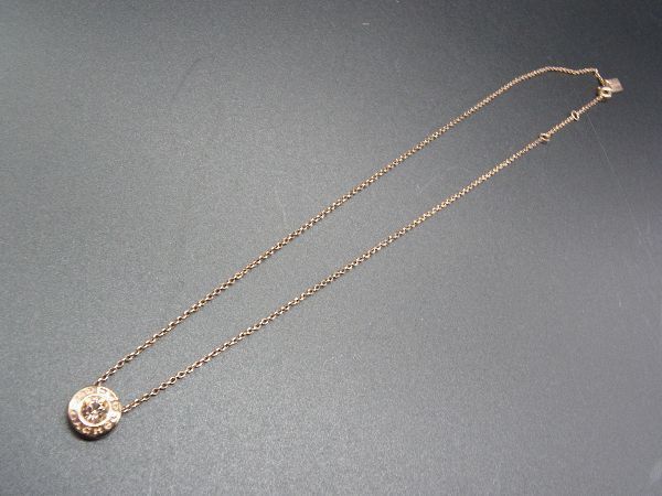 NINA RICCI ニナリッチ ラインストーン ロゴモチーフ ネックレス ペンダント アクセサリー レディース ゴールド系 DD8797拍卖