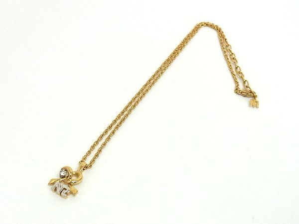 ■美品■ NINA RICCI ニナリッチ ネックレス ペンダント アクセサリー レディース ゴールド系 DD5540拍卖