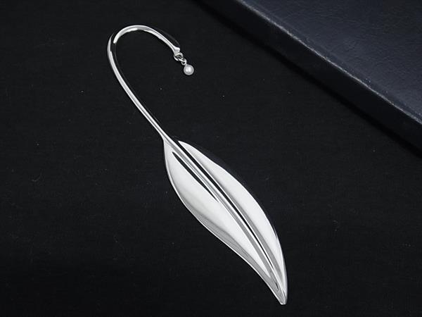 ■美品■ MIKIMOTO ミキモト 本真珠 アコヤ真珠 パール 約4mm ブックマーカー 栞 しおり 文房具 シルバー系 DK7344拍卖