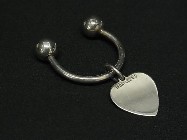 1円 TIFFANY&Co ティファニー SV925 ハートタグ キーリング キーホルダー シルバー系 GC0503拍卖