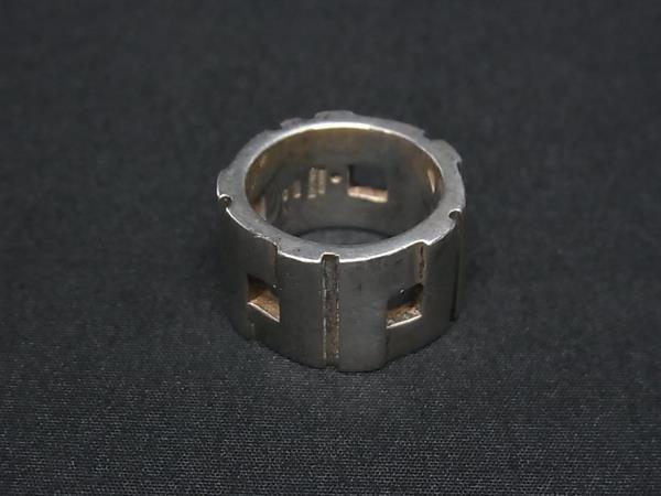 1円 ■美品■ GUCCI グッチ SV925 リング 指輪 アクセサリー 約9号 レディース シルバー系 FU3849拍卖