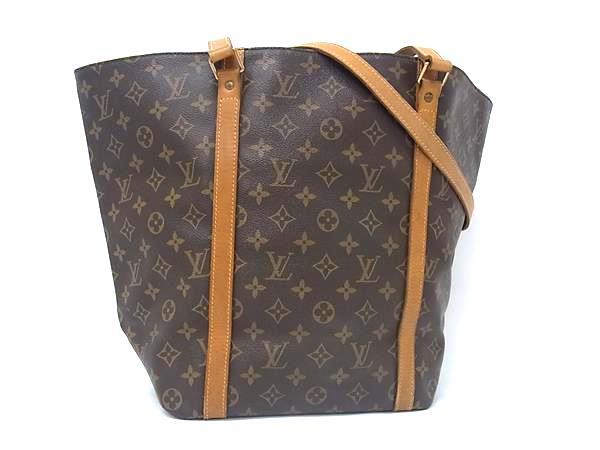 1円 LOUIS VUITTON ルイヴィトン M51108 モノグラム サックショッピング トートバッグ ショルダーバッグ 肩掛け ブラウン系 GA5729拍卖