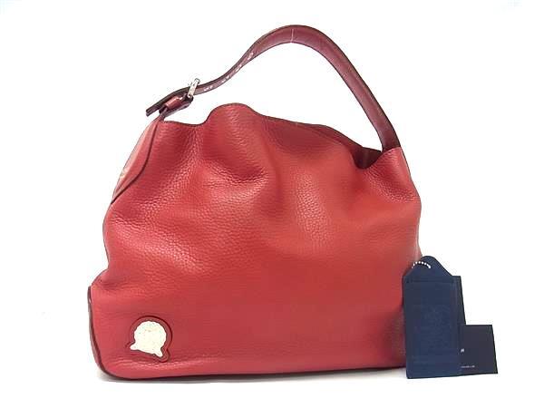 1円 ■美品■ ADMJ エーディーエムジェイ レザー ワンハンドル ハンドバッグ ショルダー レディース レッド系 BS1157拍卖