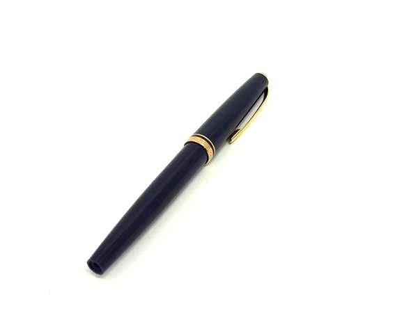1円 MONT BLANC モンブラン ジェネレーション ペン先 K14 585 14金 万年筆 筆記用具 文房具 ステーショナリー ネイビー系 BQ2320拍卖