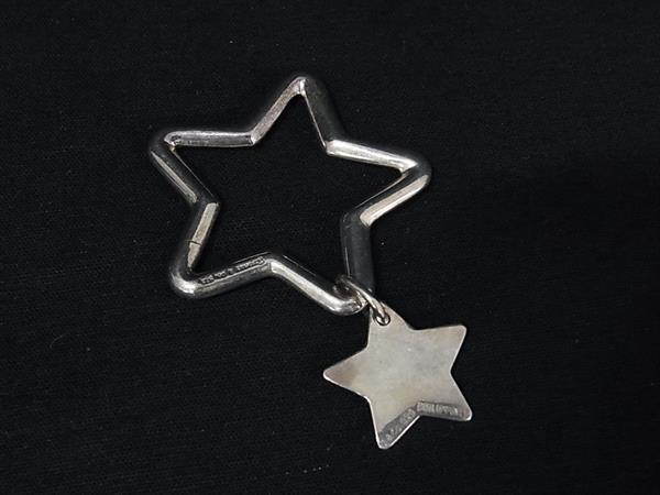 1円 TIFFANY&Co ティファニー SV925 スター キーリング バッグチャーム レディース シルバー系 BN4862拍卖