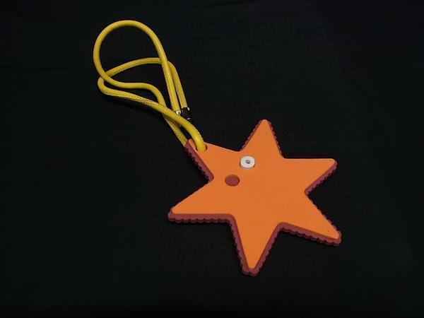 1円 ■美品■ LOEWE ロエベ アナグラム パウラズイビザ オーナメント チャーム インテリア オレンジ系 BS1221拍卖